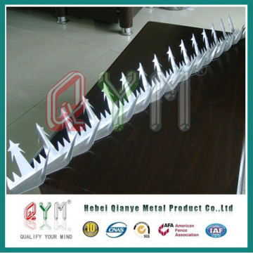 Hot Dipped Galvanized Steel Anti-Climb Spikes on Top of Fence